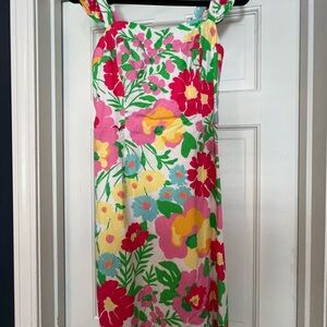 Lilly Pulitzer Pink and Green Floral Dress